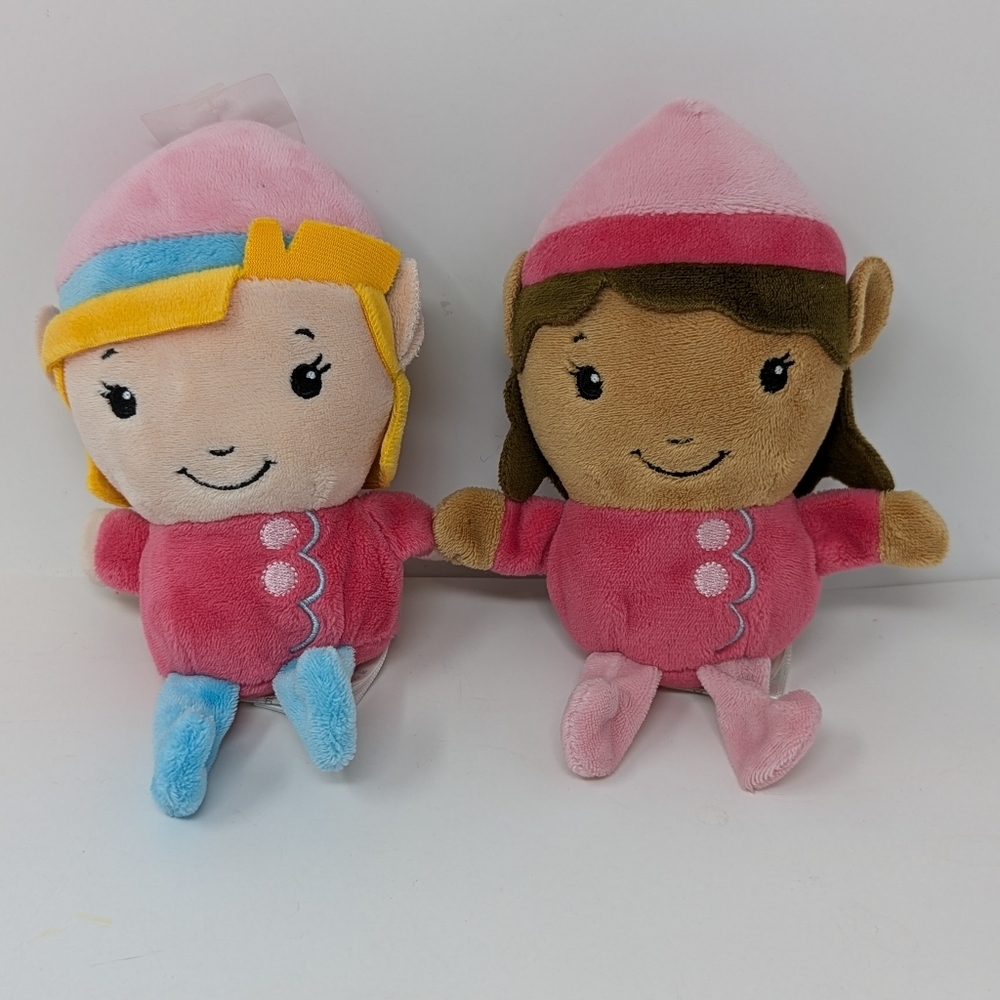Hallmark Plush Girl North Pole Sown Eyes Winter